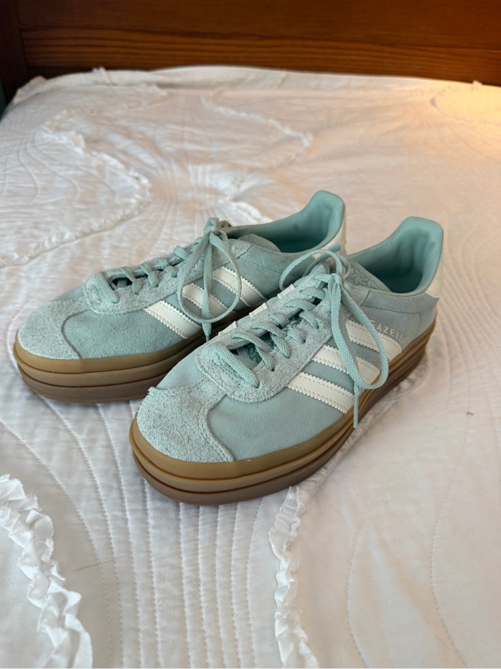 adidas Women's Platform Sneakers - Mint/White